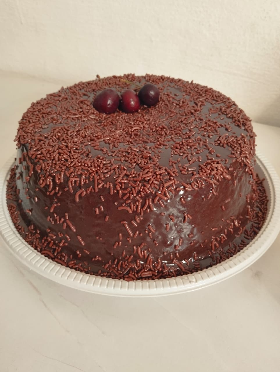 Bolo Vulcão de Cenoura com Chocolate