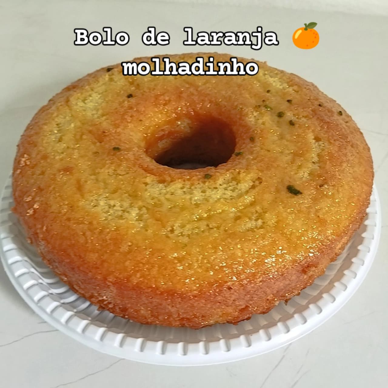 Bolo de Laranja com Calda