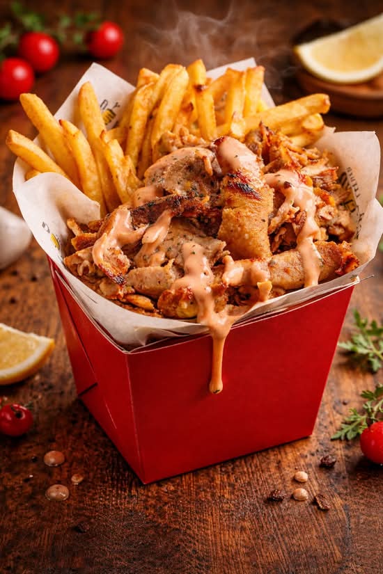 チキン ケバブボックス(コーラ付き)/Chicken Kebab BOX(with Coca Cola)