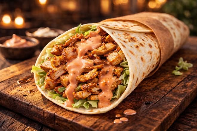 チキン ケバブラップ/Chicken Kebab Wrap