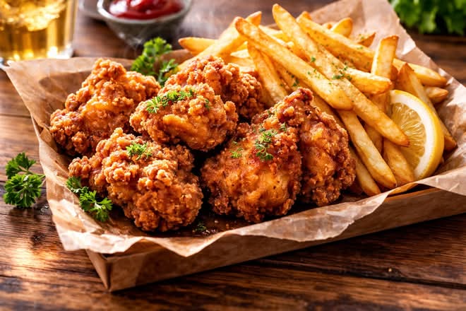 からあげ&チップス/Fried Chicken & Chips