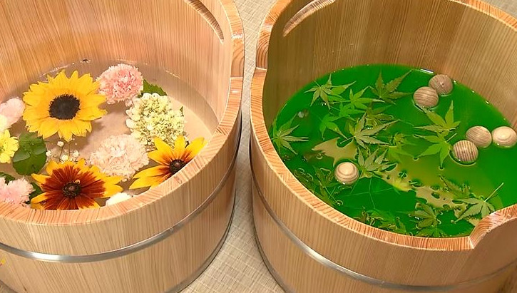Floral Footbath & Matcha Footbath