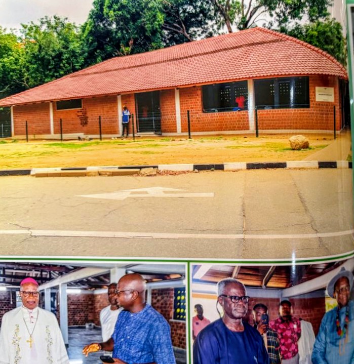 The newly constructed caddy shed at IBB International Golf & Country Club, Abuja