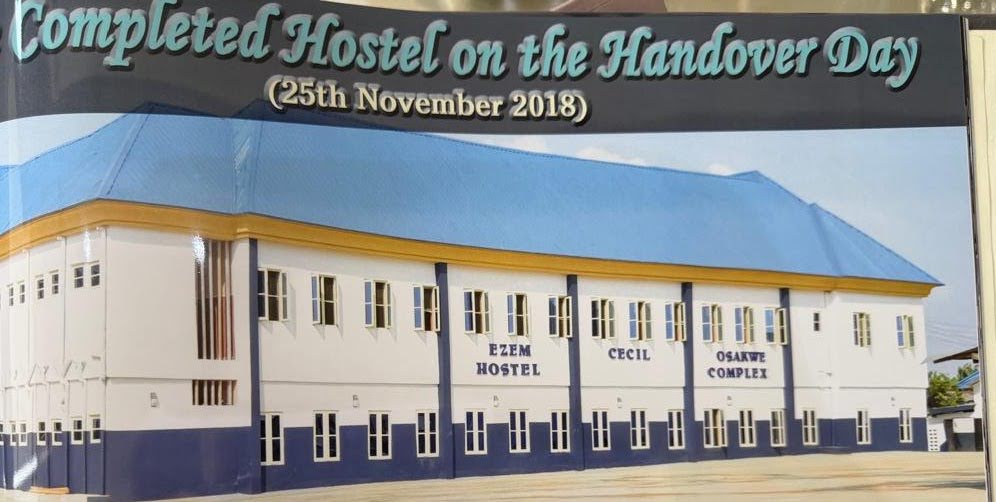Completed Hostel on the Handover Day (25th November 2018) — The newly constructed Ezem Cecil Osakwe Complex at Christ the King College, Onitsha
