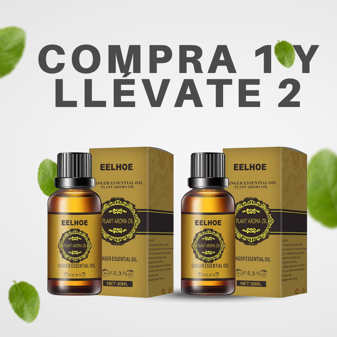 Oferta Especial - Compra 1 y Llévate 2 Aceites de Jengibre