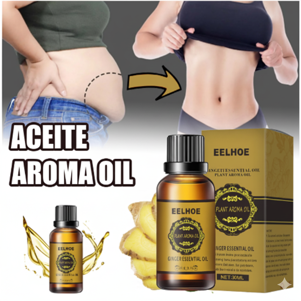 Aceite de Jengibre Adelgazante - Producto Premium