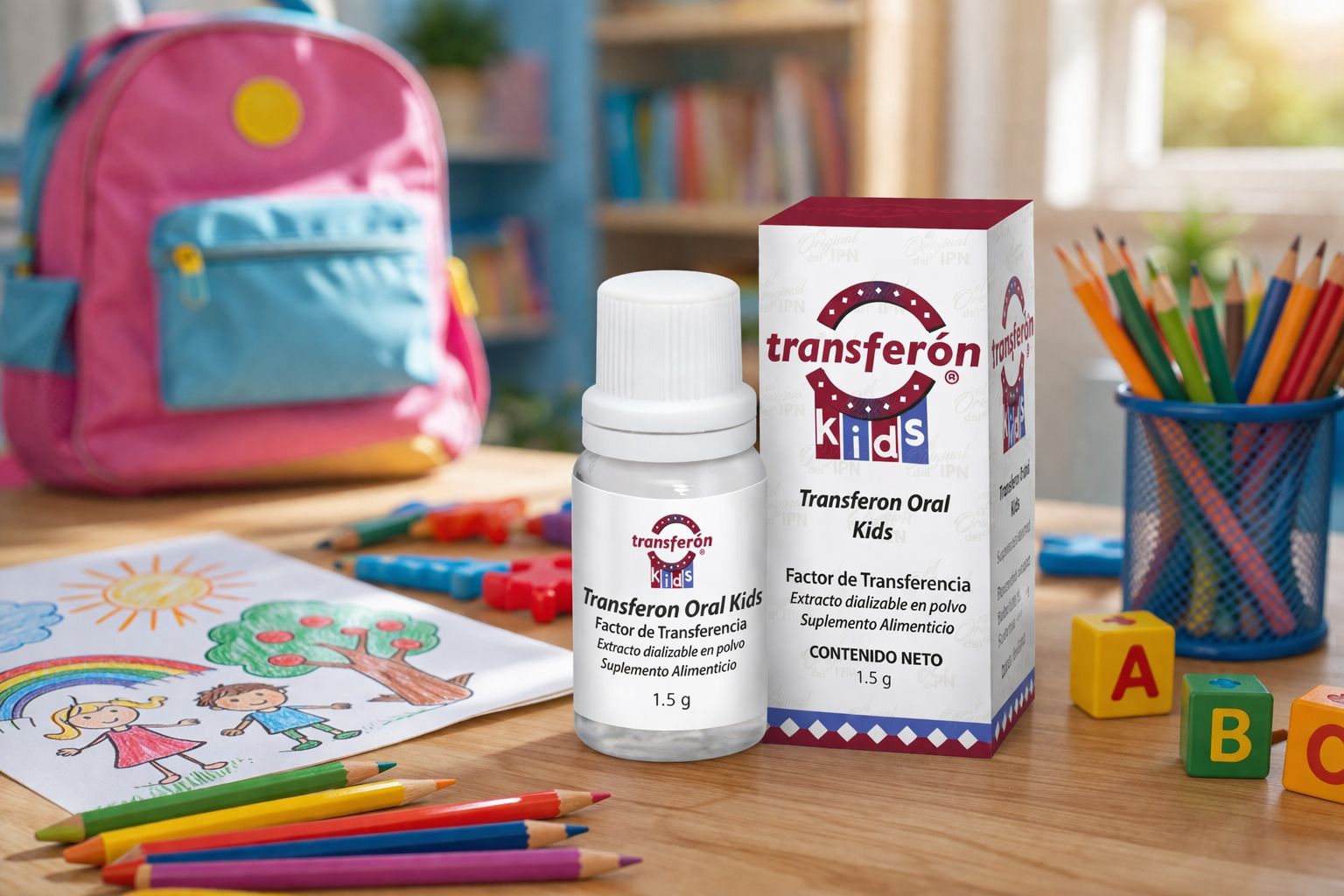 Transferón Kids - Suplemento premium con Factor de Transferencia Dializable