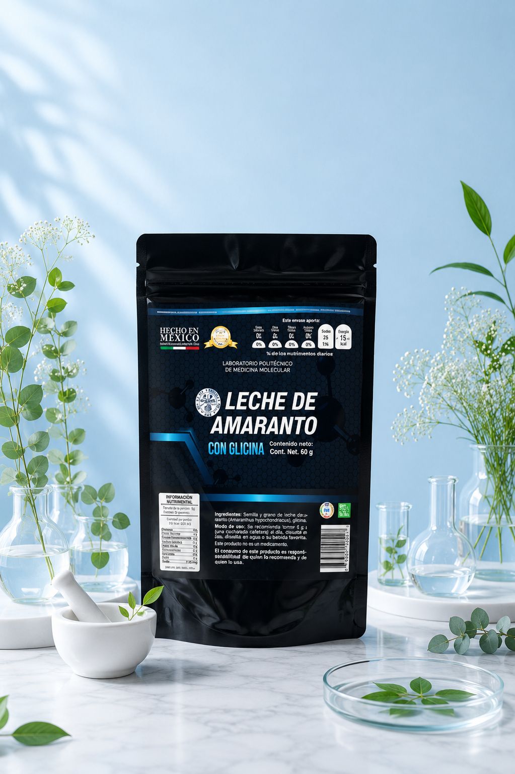 Leche de Amaranto con Glicina