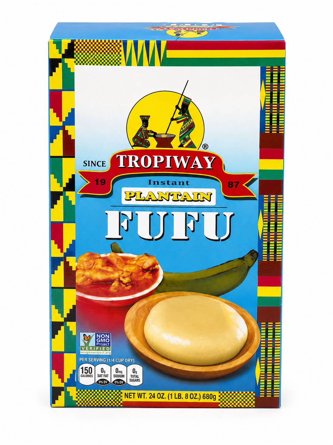 Tropiway Plantain Fufu - Premium Rice & Grains from Ghana | Buy African Groceries Online