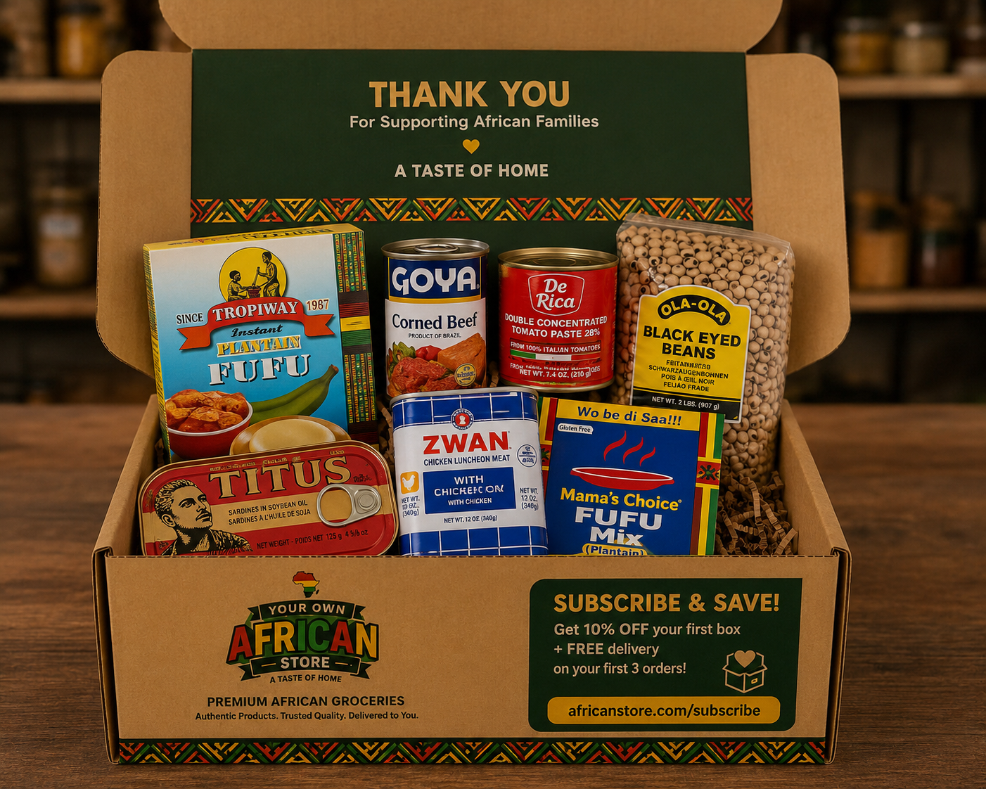 Starter Pantry Box - Premium Bundle Boxes from Mixed | Buy African Groceries Online