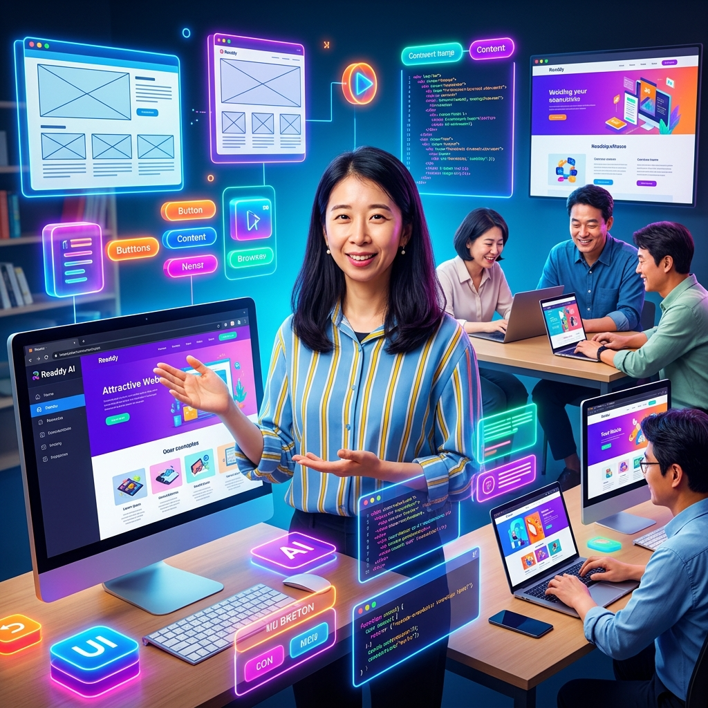 Readdy AI로 홈페이지 만들기