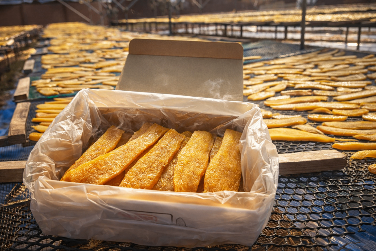 干し芋製造過程