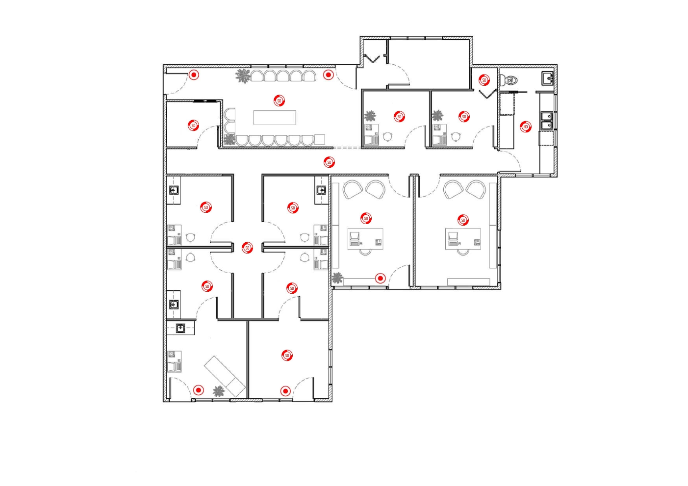 L2 Fire Alarm System — enhanced protection in high-risk areas