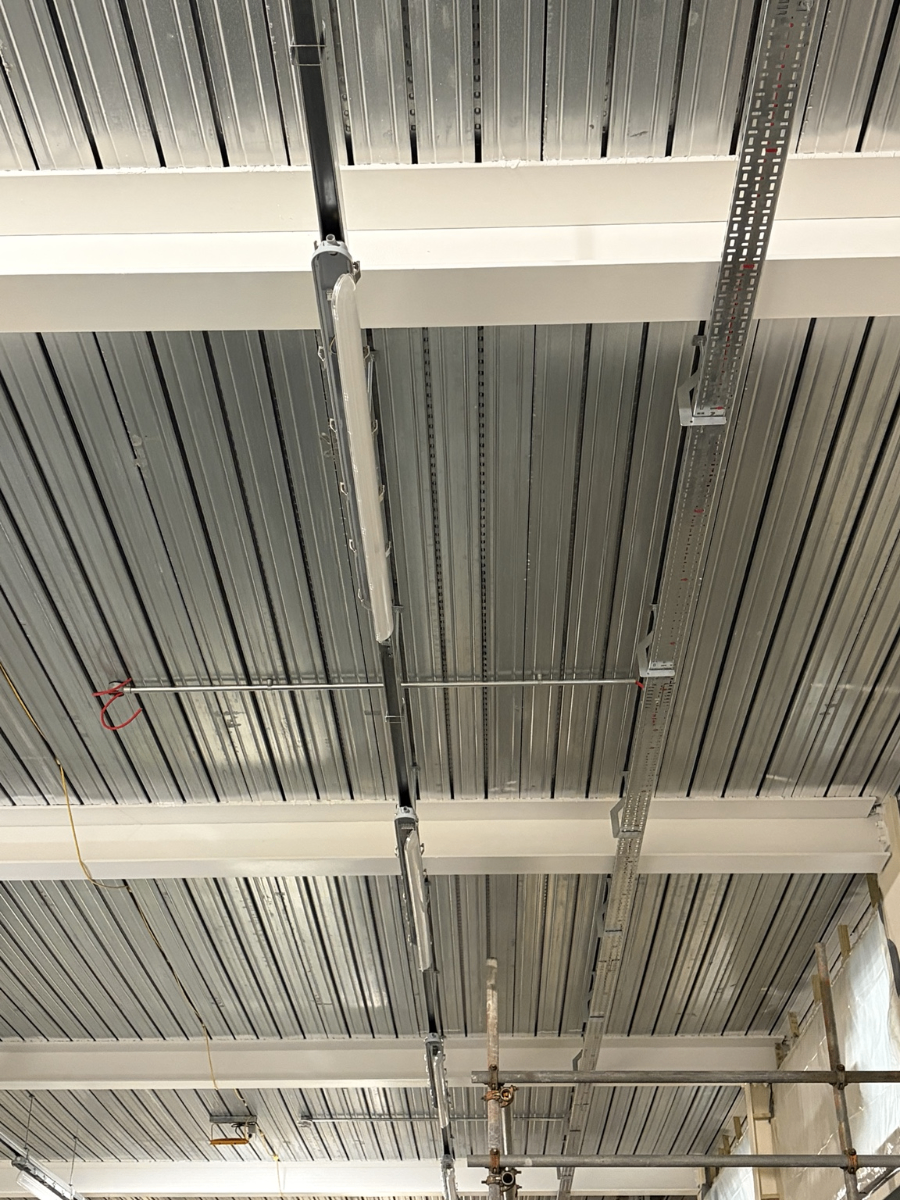 Fire alarm service visit in Croydon commercial building