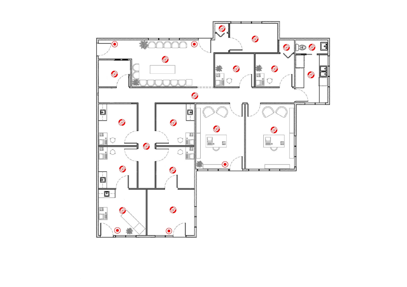 L1 Fire Alarm System — complete building detection coverage