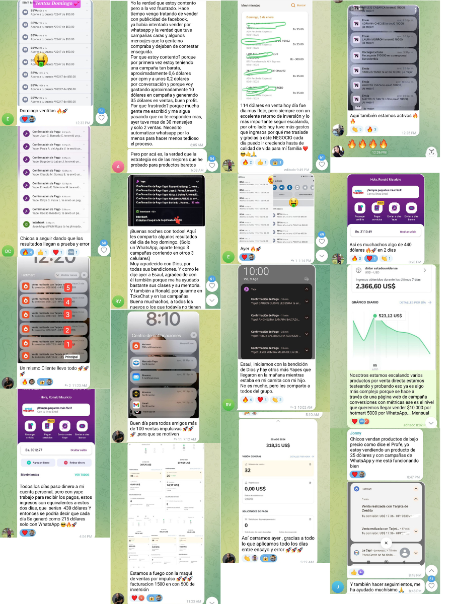 Prueba social de resultados reales