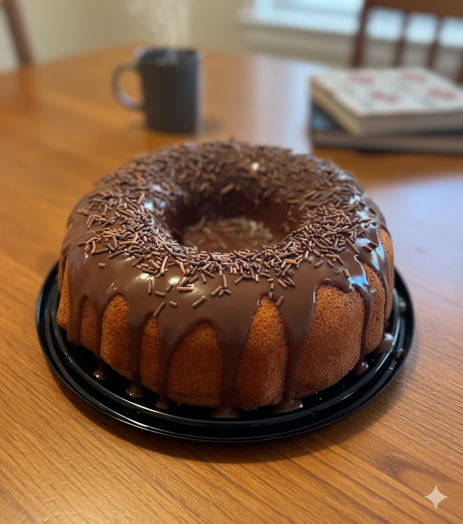 Bolo de Cenoura com Brigadeiro Belga