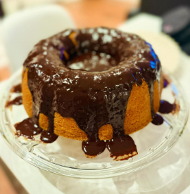 Bolo de Cenoura com Chocolate