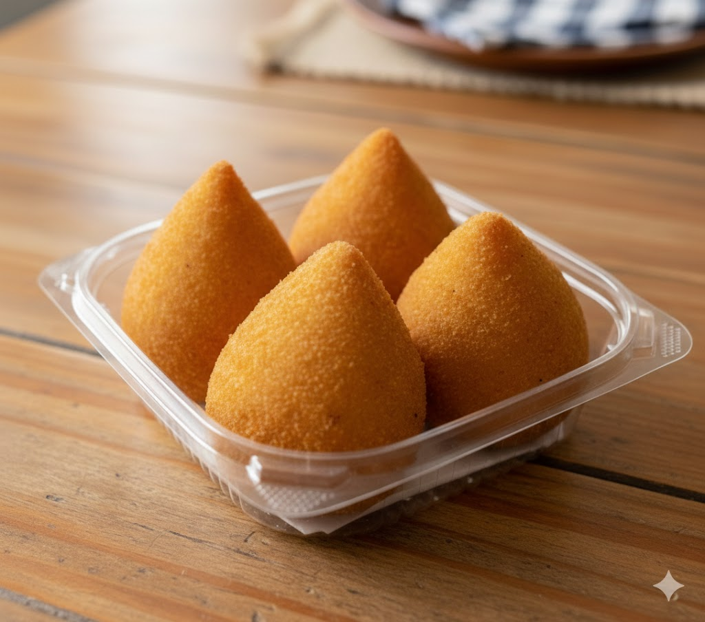 Coxinha e Bolinho de Queijo
