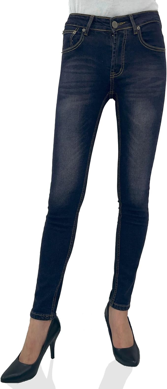 美脚見え&抜群ストレッチスキニー