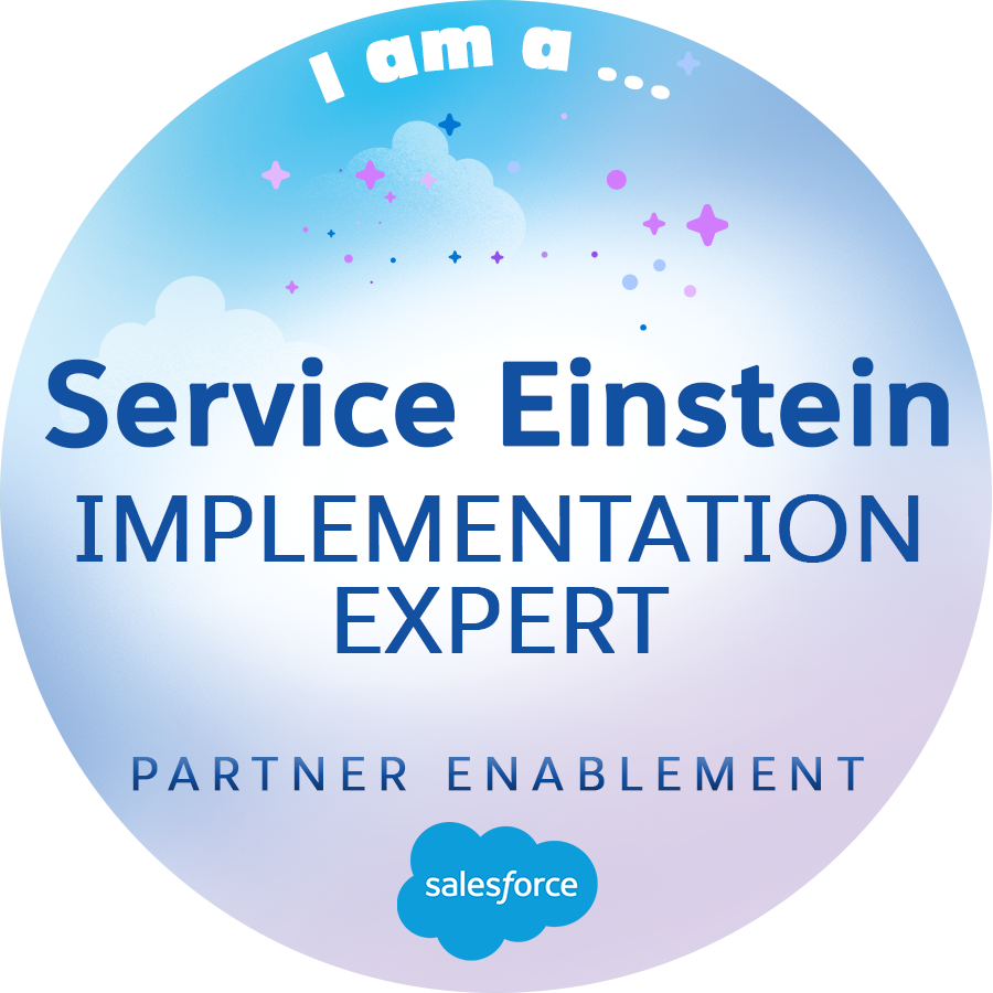 Service Einstein 實施專家認證