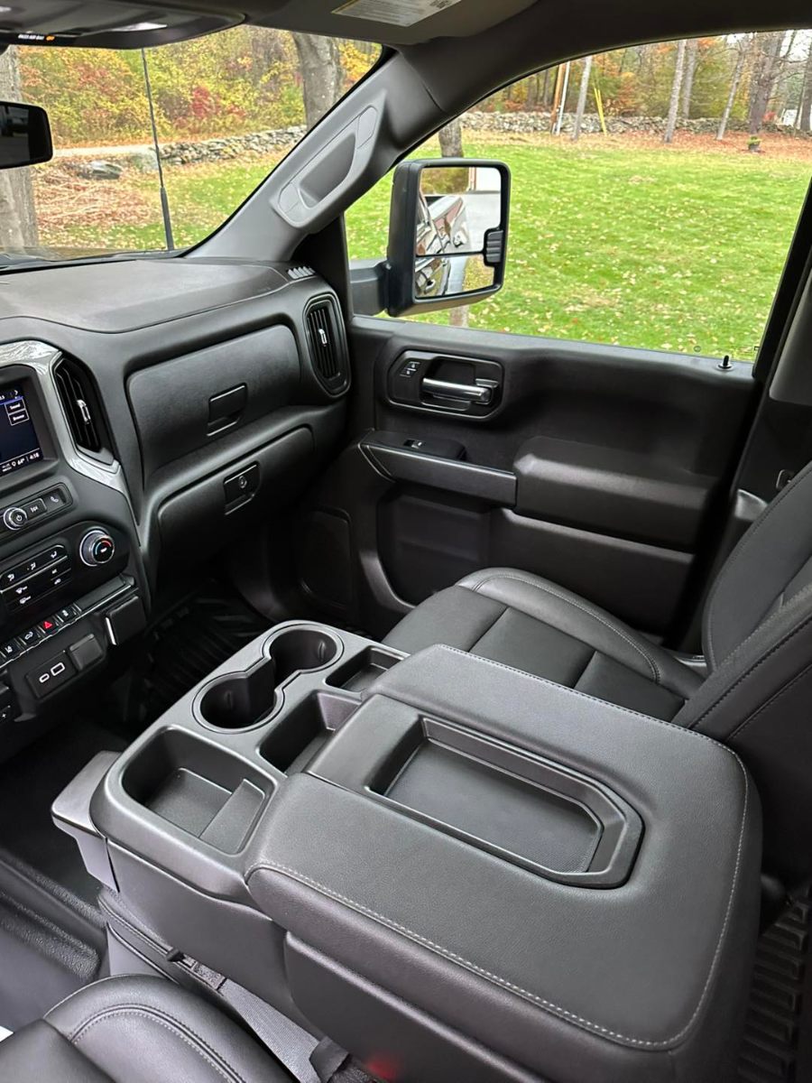 Pristine truck interior after detailing