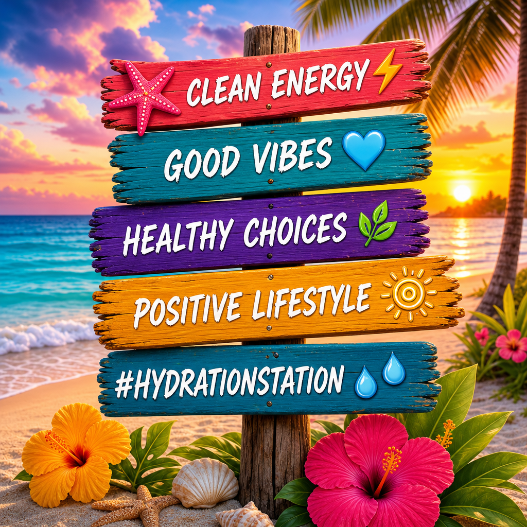Driftwood Nutrition colorful drinks