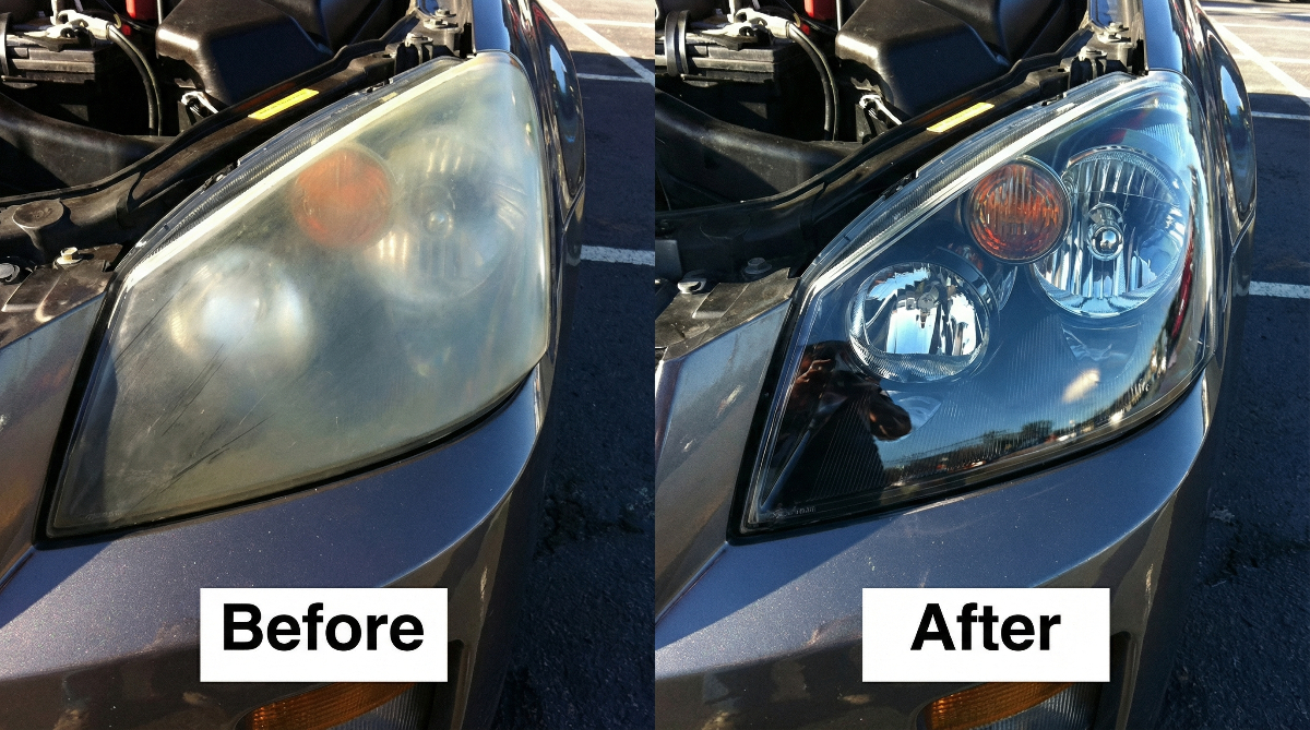 Headlight Restoration Results in Perkinsville