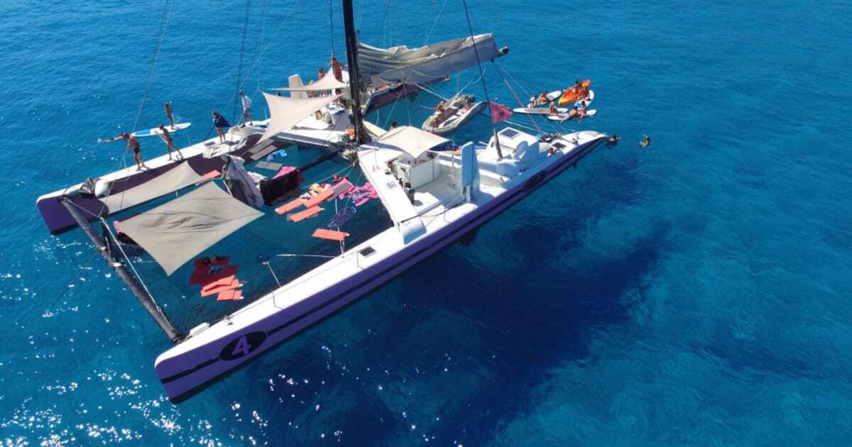 Saint-Tropez (Catamarã em Cap Taillat & Costa Selvagem)