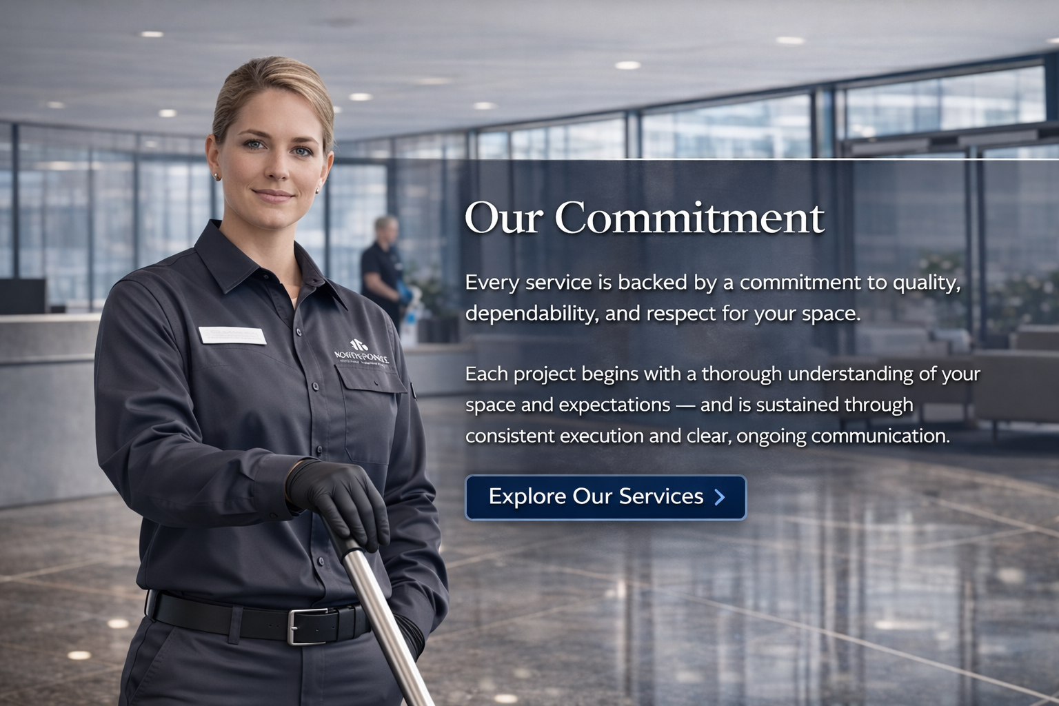 Commercial cleaning services