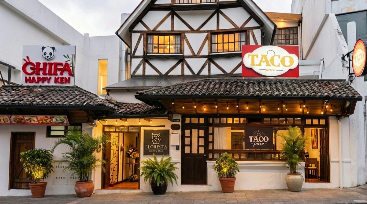 FLORESTA URBAN STAY - Fachada del hotel boutique de lujo en el norte de Quito