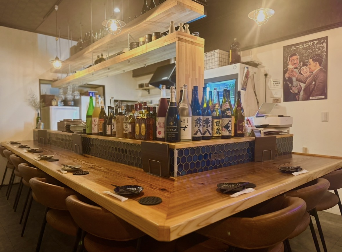 店内カウンター席