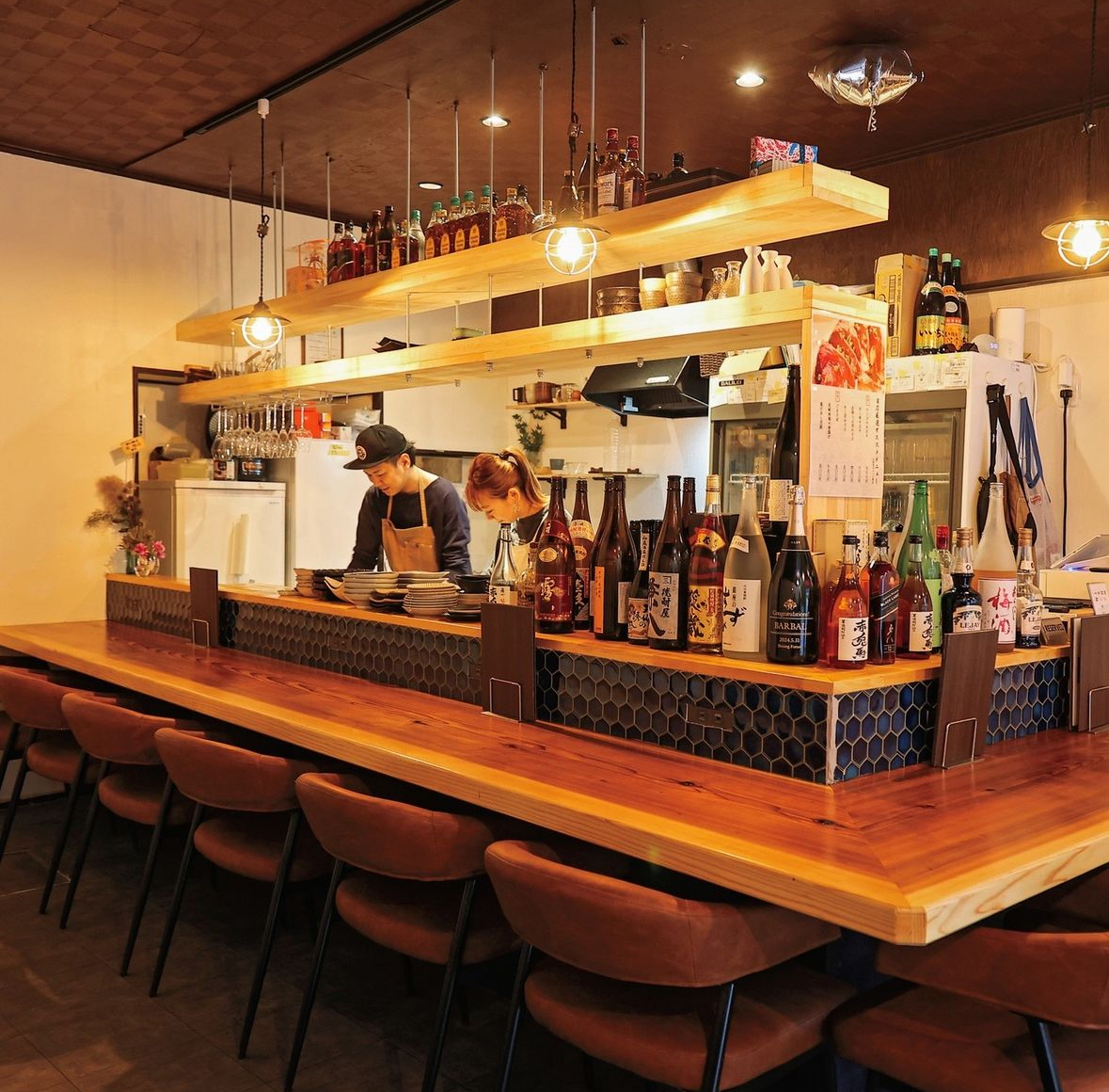 店内カウンター