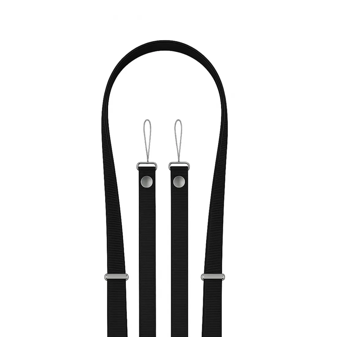 Bandoulière tissée 208 cm pour Smartphone - Noir