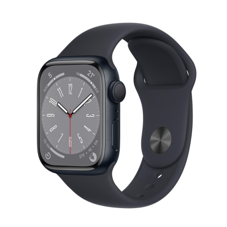Apple Watch Series 9 GPS 41mm Minuit Aluminium avec Bracelet - Vue principale