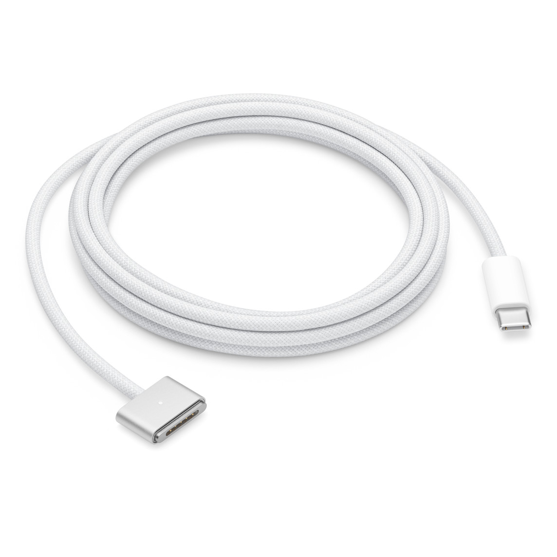 Câble USB-C vers MagSafe 3 (2 m) - Accessoire Apple MACSHOWROOM Paris 18 Câble USB-C vers MagSafe 3 (2 m) - Blanc/Argent