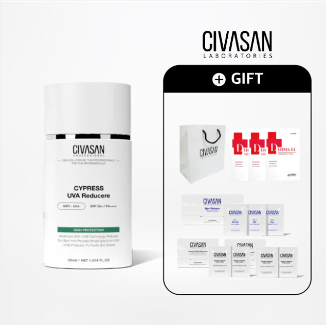 [시바산 본사 전문점]시바산 사이프레스 UVA 리듀서 선크림 SPF 50+샘플 증정