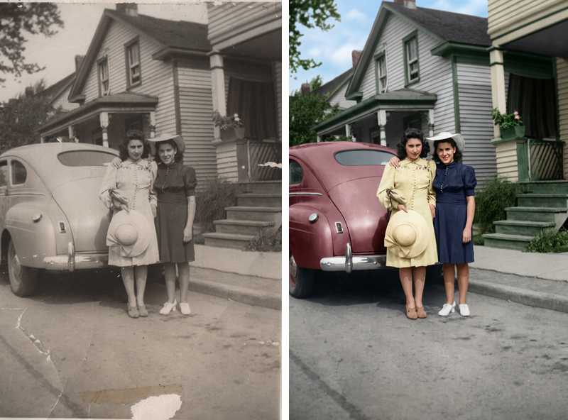 Photo Restoration Example