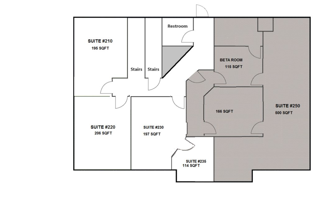 DMLCampus Main second floor plan
