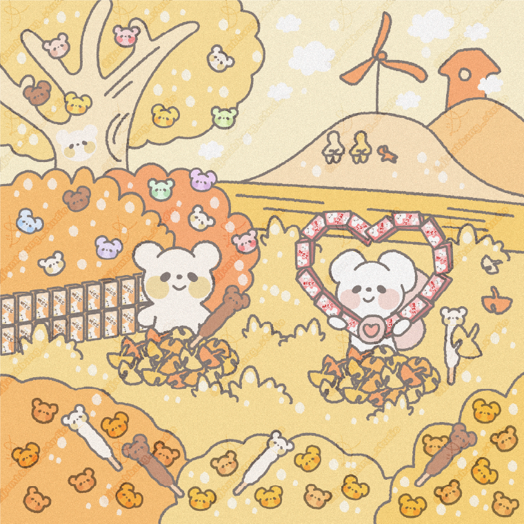 시원한 가을날, 쨈빵이의 낙엽놀이와 빼빼로 데이