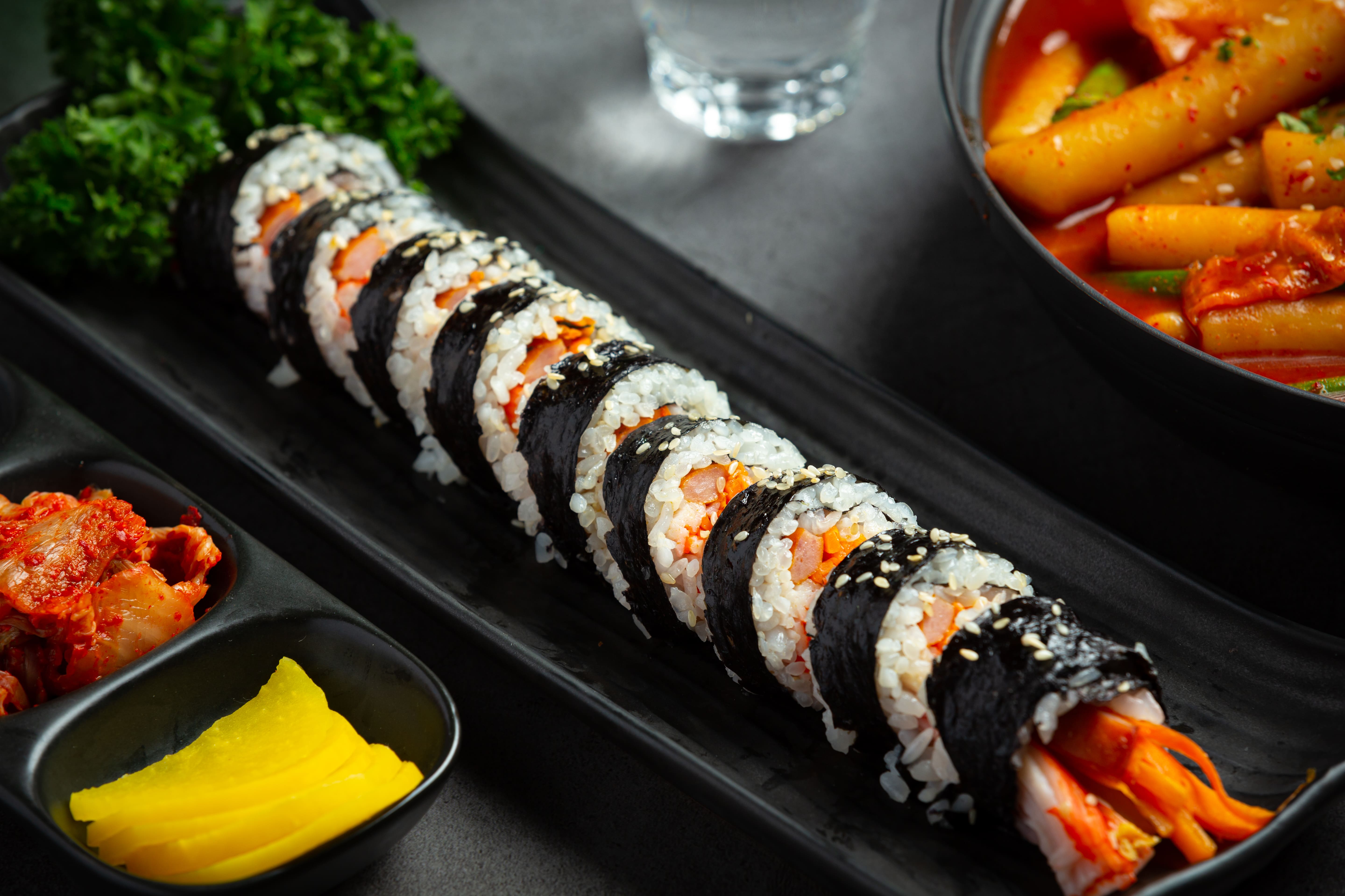 Kimbap Korean street food