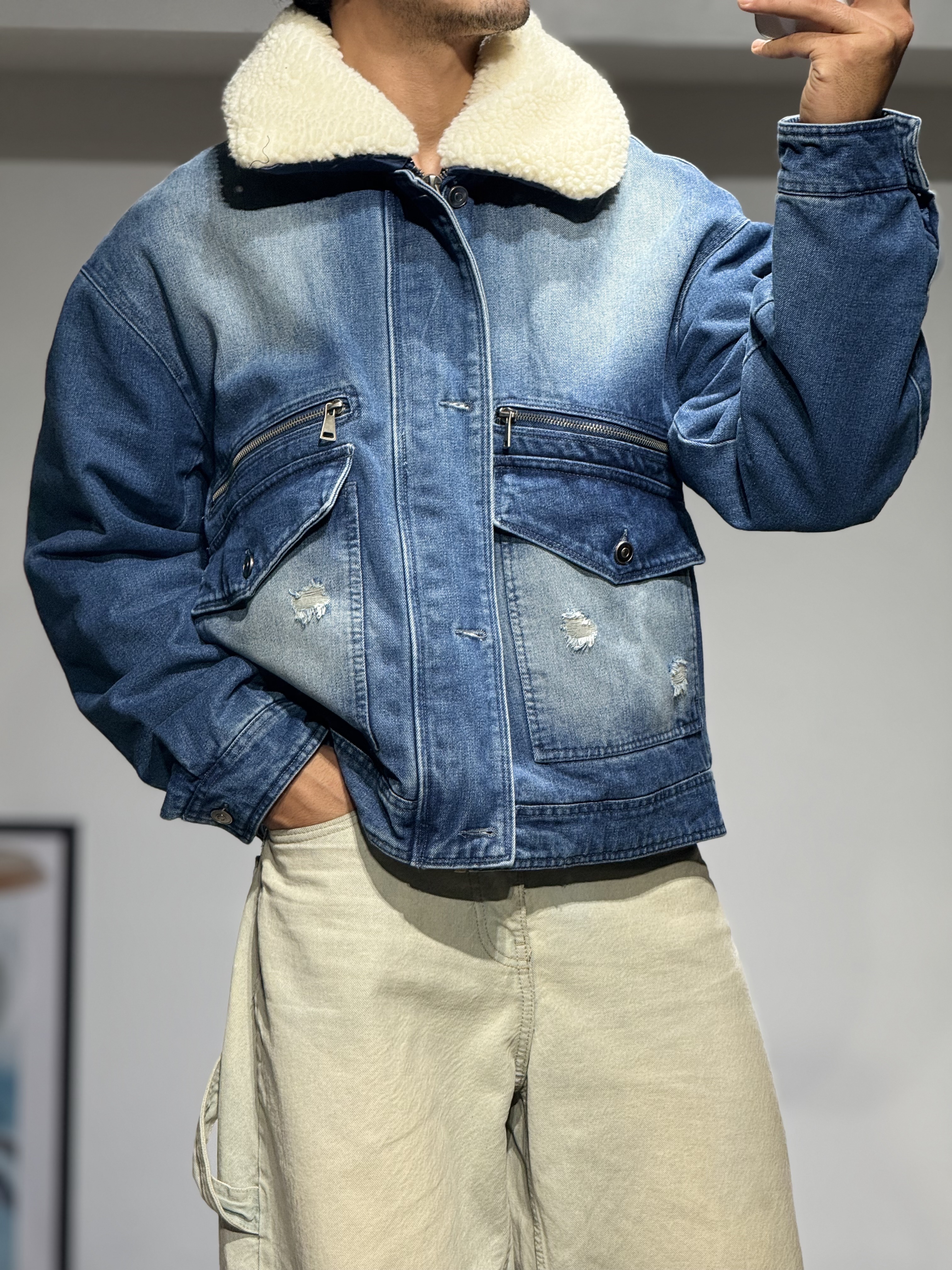Blouson "Denim Sherpa™"