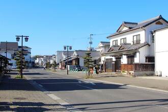 杵築市の街並み