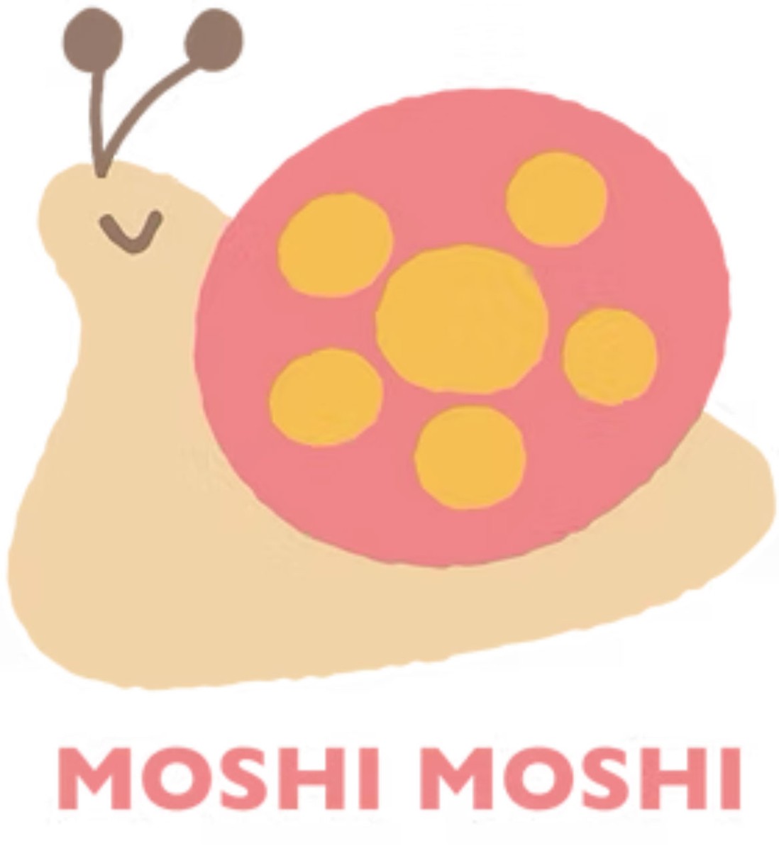 MOSHIMOSHI snail logo