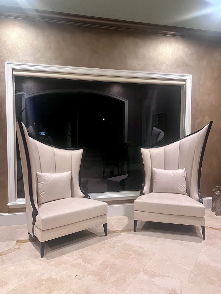 Sophisticated decorative painting detail Houston showing expert craftsmanship and luxury finishes