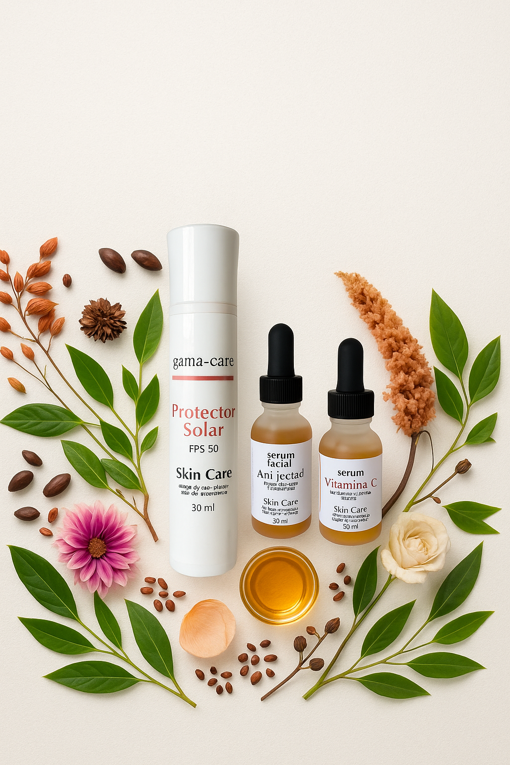 Ingredientes naturales de Gama Care