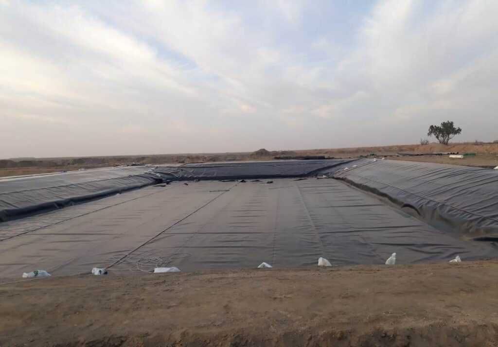 Tanajib Gas Plant HDPE Liner Installation