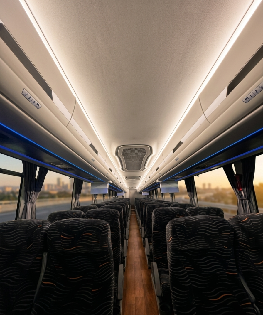 Interior premium de autobús ejecutivo Yakis