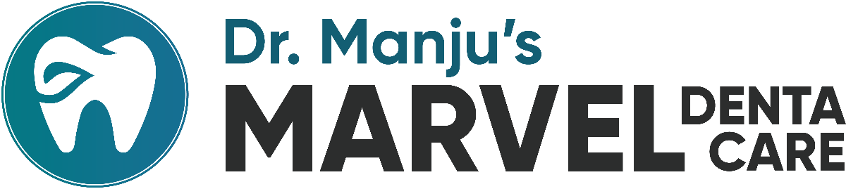 Dr. Manju's Marvel Logo
