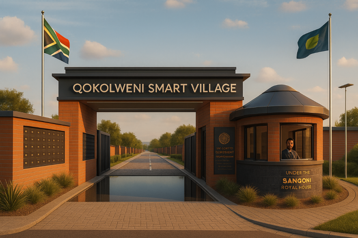 Qokolweni Smart Village Entrance Gate Design